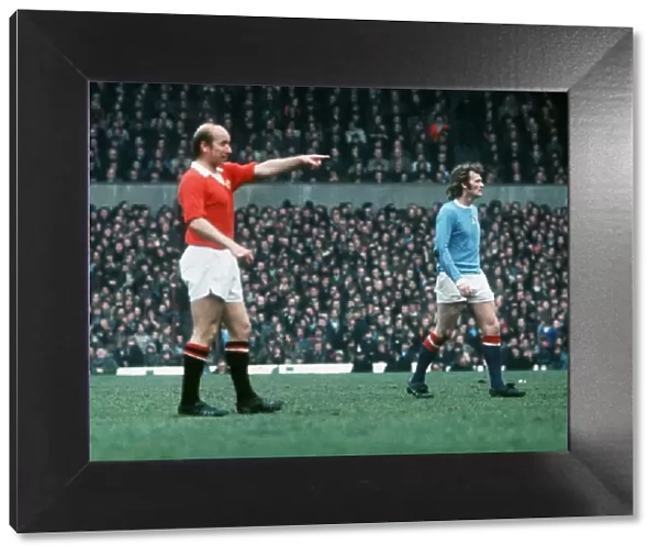 Bobby Charlton 1972 Manchester United v Manchester City