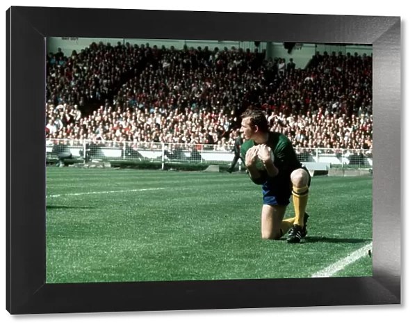 1971 FA Cup Final at Wembley May 1971 Arsenal v Liverpool Arsenal goalkeeper