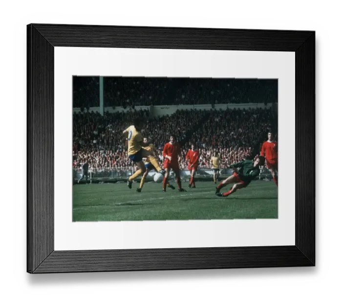Framed Print : 1971 FA Cup Final at Wembley May 1971 Arsenal 2 v Liverpool 1 Liverpool