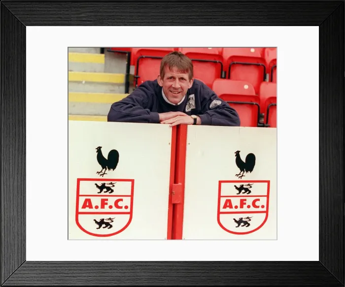 Framed Print : Gary MacKay Airdrie manager April 1999 Airdrie FC football club Framed Print : Gary MacKay Airdrie manager April 1999 Airdrie FC football club
