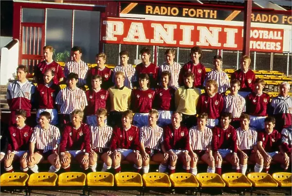 Hearts football team squad August 1989