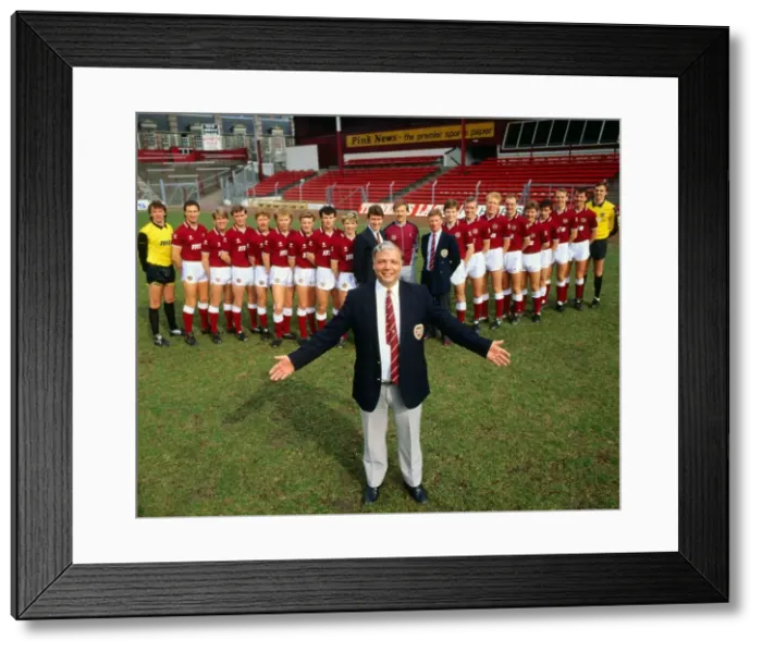 Framed Print : Hearts football team squad May 1987 Framed Print : Hearts football team squad May 1987