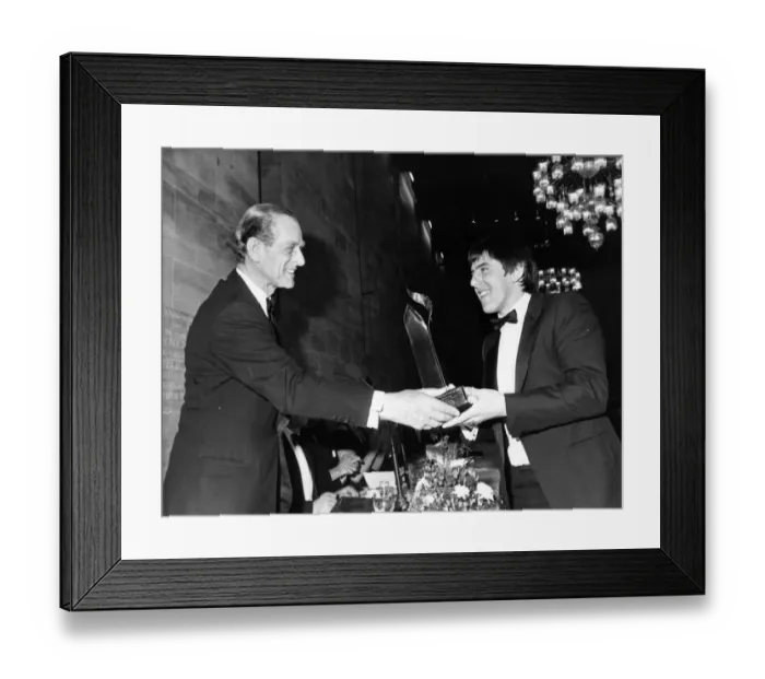 Framed Print : Prince Philip, Duke of Edinburgh, at the Newcastle Sports Council civic dinner Framed Print : Prince Philip, Duke of Edinburgh, at the Newcastle Sports Council civic dinner