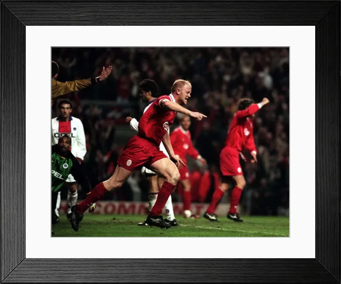 Framed Print : Euroean Cup Winners Cup Semi Final Second Leg at Anfield Liverpool 2 v Paris Saint Framed Print : Euroean Cup Winners Cup Semi Final Second Leg at Anfield Liverpool 2 v Paris Saint
