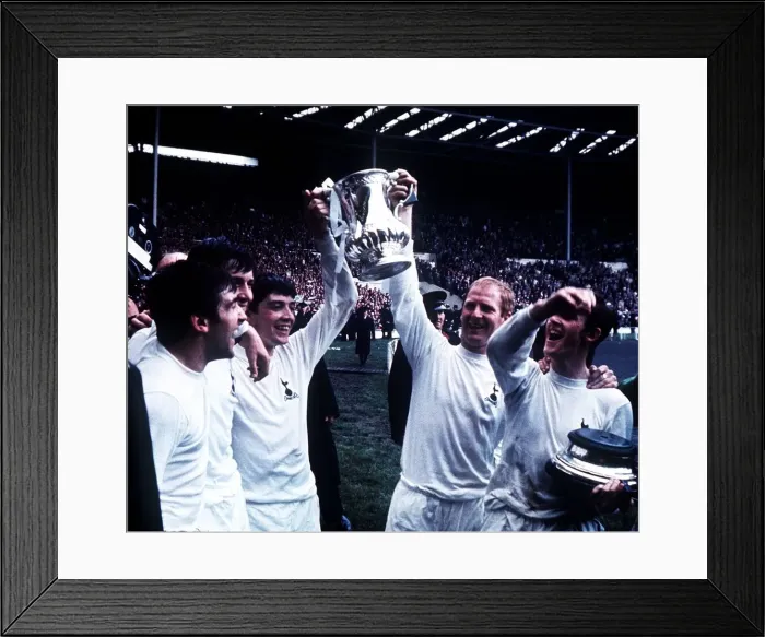 Framed Print : Tottenham Hotspur celebrate after winning the 1967 FA Cup Final against Chelsea Framed Print : Tottenham Hotspur celebrate after winning the 1967 FA Cup Final against Chelsea