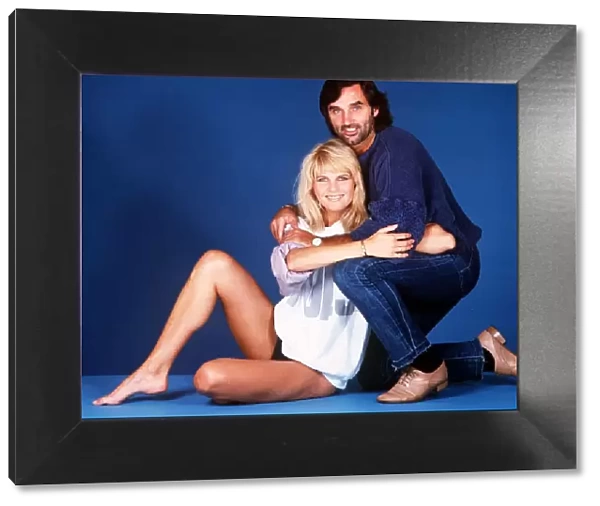 George Best football player with girlfriend Angie Lyn in studio