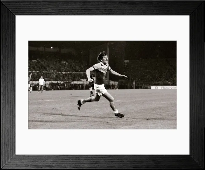 Framed Print : European Cup Winners Cup Final at the Heysel Stadium May 1976 Anderlecht 4 v West Framed Print : European Cup Winners Cup Final at the Heysel Stadium May 1976 Anderlecht 4 v West