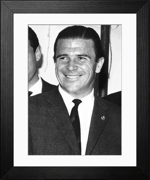 Framed Print : Hungarian international and Real Madrid footballer Ferenc Puskas Circa 1960 Framed Print : Hungarian international and Real Madrid footballer Ferenc Puskas Circa 1960