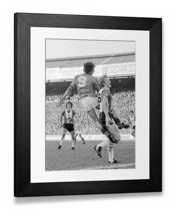 Framed Print : FA Cup Fifth Round Match at Fratton Park January 1984 Portsmouth v Southampton
