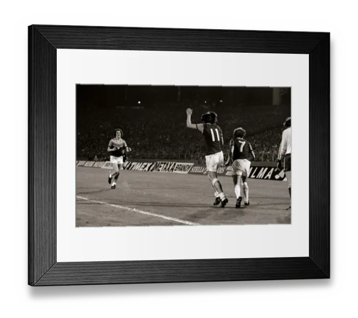 Framed Print : European Cup Winners Cup Final at the Heysel Stadium May 1976 Anderlecht 4 v West Framed Print : European Cup Winners Cup Final at the Heysel Stadium May 1976 Anderlecht 4 v West