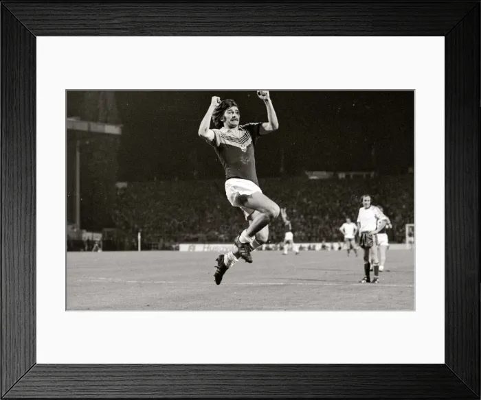 Framed Print : European Cup Winners Cup Final at the Heysel Stadium May 1976 Anderlecht 4 v West Framed Print : European Cup Winners Cup Final at the Heysel Stadium May 1976 Anderlecht 4 v West