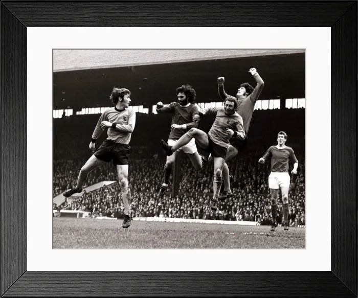 Framed Print : George Best Football Player - April 1971 in action with McAlle, Baily Framed Print : George Best Football Player - April 1971 in action with McAlle, Baily