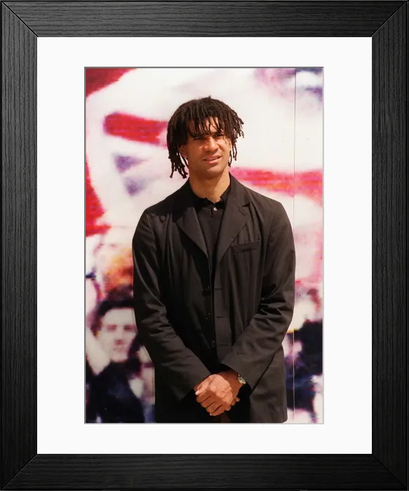 Framed Print : Ruud Gullit after being appointed the new manager of Chelsea FC May 1996