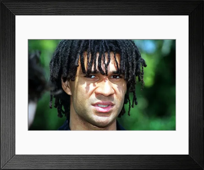 Framed Print : Ruud Gullit Chelsea player coach at the launch of BBC Summer of Sport May 1996