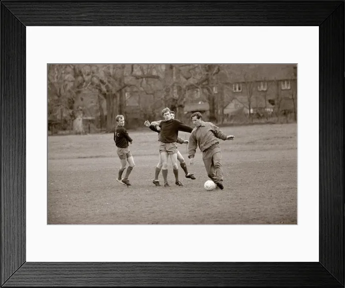 Framed Print : Leicester City Football Team in training for the FA Cup Final April 1969 Framed Print : Leicester City Football Team in training for the FA Cup Final April 1969