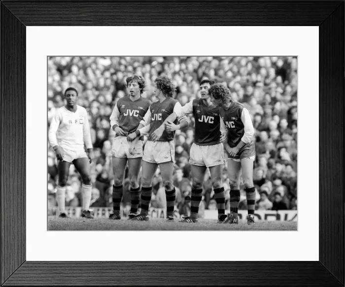 Framed Print : FA Cup Fourth Roound at Highbury January 1983 Arsenal v Leeds United Arsenal