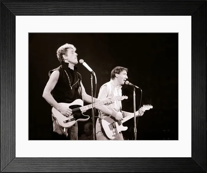 Framed Print : The Who in Concert, Roger Daltrey and pete Townsend performing on stage in Toronto Framed Print : The Who in Concert, Roger Daltrey and pete Townsend performing on stage in Toronto