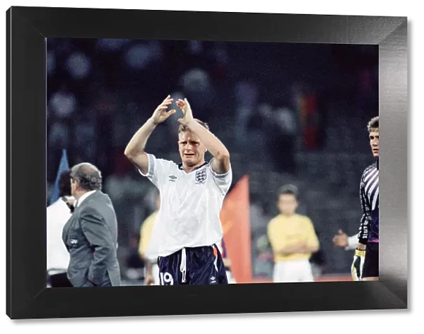 World Cup Semi Final in Turin, Italy July 1990 England 1 v West Germany 1 after