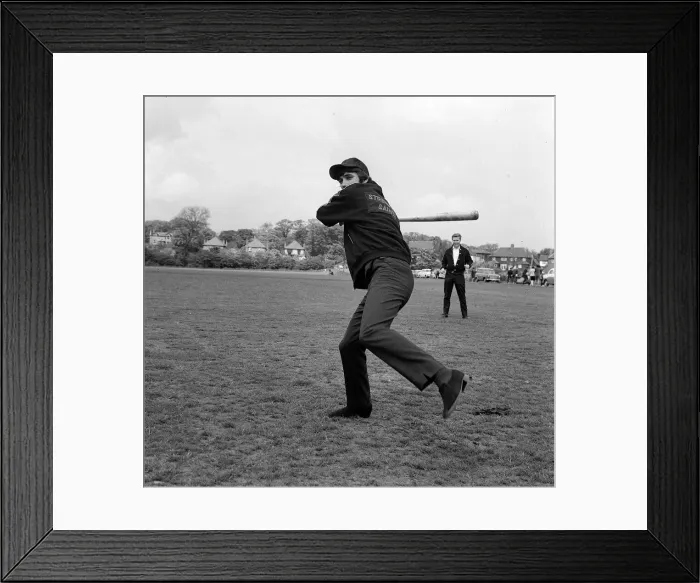 Framed Print : George Best May 1965 The manchester United Star played an unusual role when he Framed Print : George Best May 1965 The manchester United Star played an unusual role when he