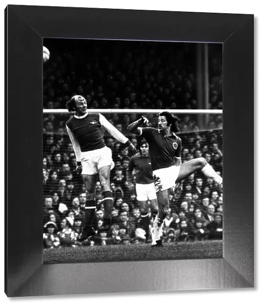 FA Cup Fifth Round match at Highbury February 1975 Arsenal v Leicester City