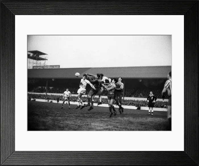 Framed Print : FA Cup Third Round Match between Millwall and Tottenham Hotspur January 1967 Framed Print : FA Cup Third Round Match between Millwall and Tottenham Hotspur January 1967