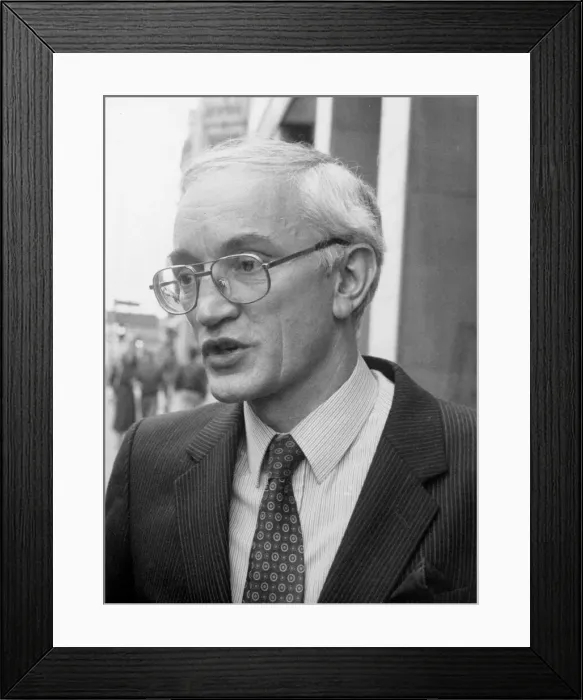Framed Print : Manchester deputy police chief John Stalker, head of the Stalker inquiry