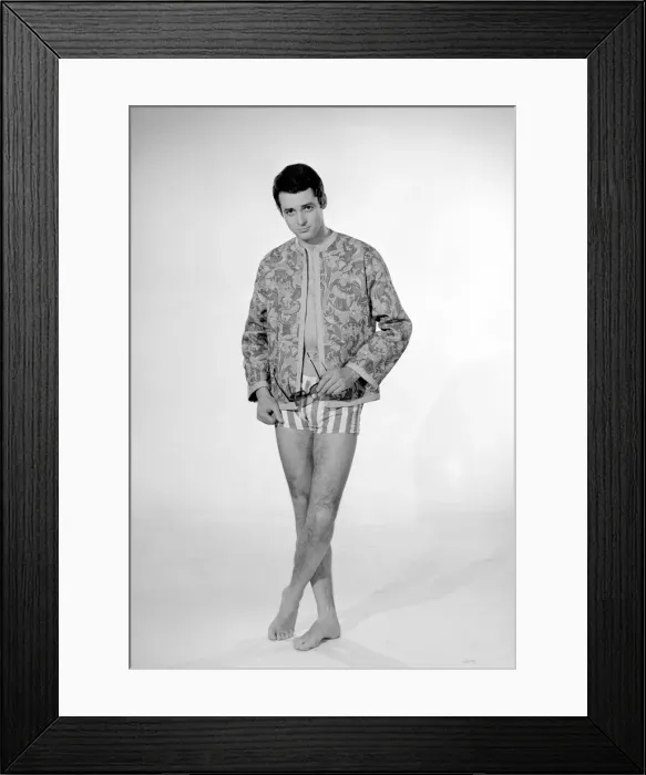 Framed Print : Reveille Fashion Feature Reveille Model seen here modelling a Mexican jacket Framed Print : Reveille Fashion Feature Reveille Model seen here modelling a Mexican jacket