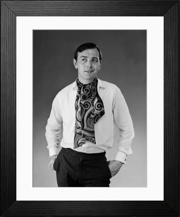 Framed Print : Model with Cravats Framed Print : Model with Cravats