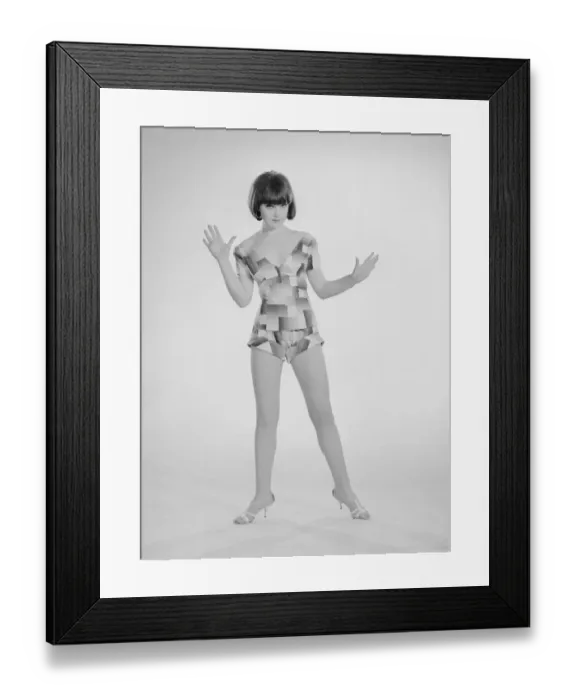 Framed Print : Reveille Fashion Feature Reveille Model Debbie Attwood seen here modelling a Framed Print : Reveille Fashion Feature Reveille Model Debbie Attwood seen here modelling a