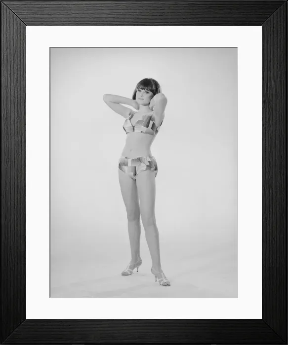 Framed Print : Reveille Fashion Feature Reveille Model Debbie Attwood seen here modelling a Framed Print : Reveille Fashion Feature Reveille Model Debbie Attwood seen here modelling a