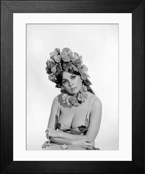 Framed Print : Reveille Fashion Feature Reveille model Karen Young seen here modelling unusual Framed Print : Reveille Fashion Feature Reveille model Karen Young seen here modelling unusual
