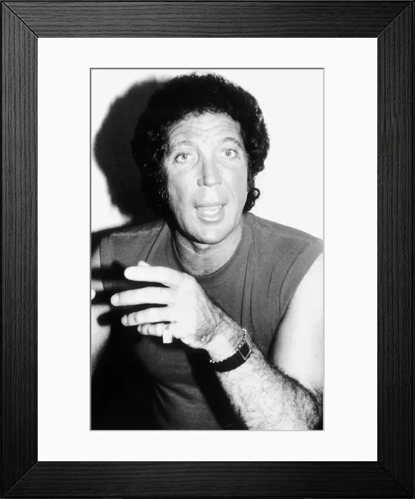 Framed Print : Tom jones Welsh pop singer