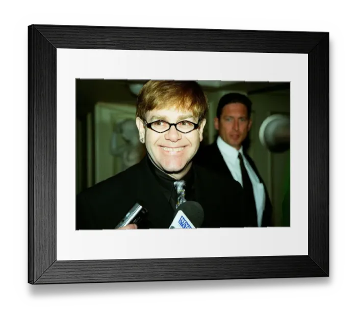 Framed Print : Elton John Singer June 98 At the Ivor Novello Awards 1998 at the Grosvenor House Framed Print : Elton John Singer June 98 At the Ivor Novello Awards 1998 at the Grosvenor House