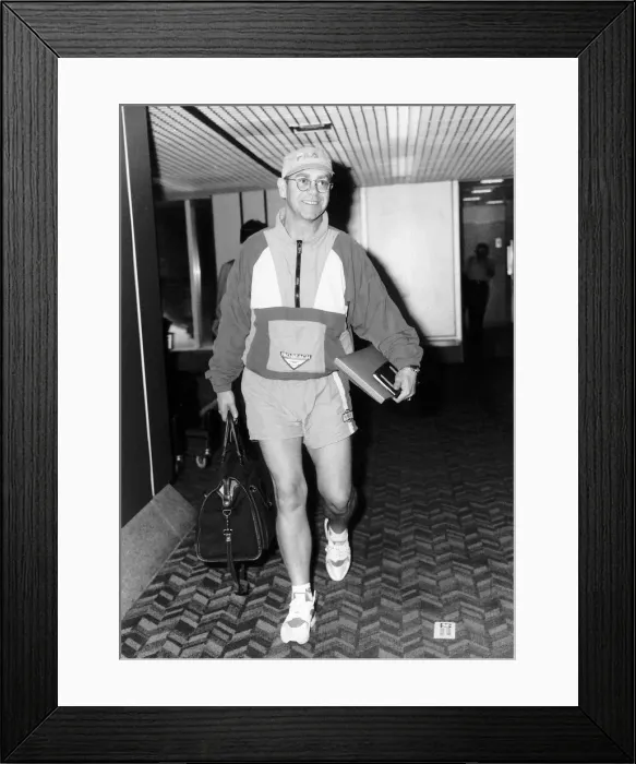 Framed Print : Elton john the singer