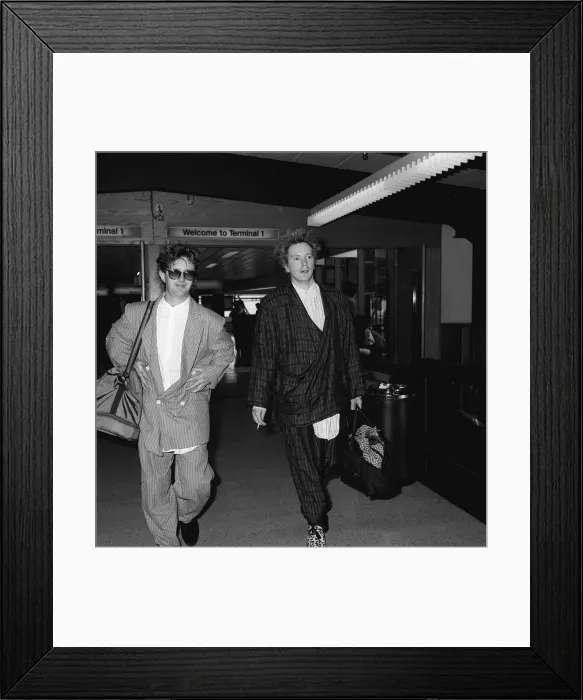 Framed Print : Public Image John Lydon and John McGeoch at LAP 1987 Framed Print : Public Image John Lydon and John McGeoch at LAP 1987