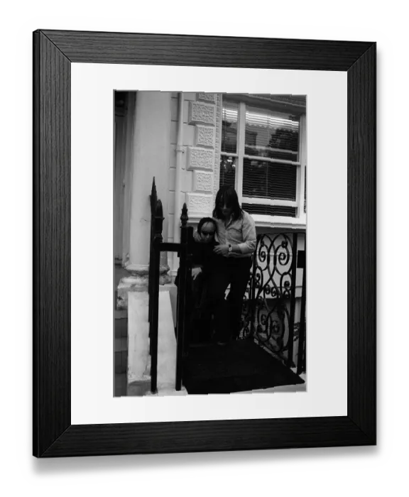 Framed Print : Monika Bannemann September 1970 West German Skater aged 32 years old Girlfriend of Jimi Framed Print : Monika Bannemann September 1970 West German Skater aged 32 years old Girlfriend of Jimi