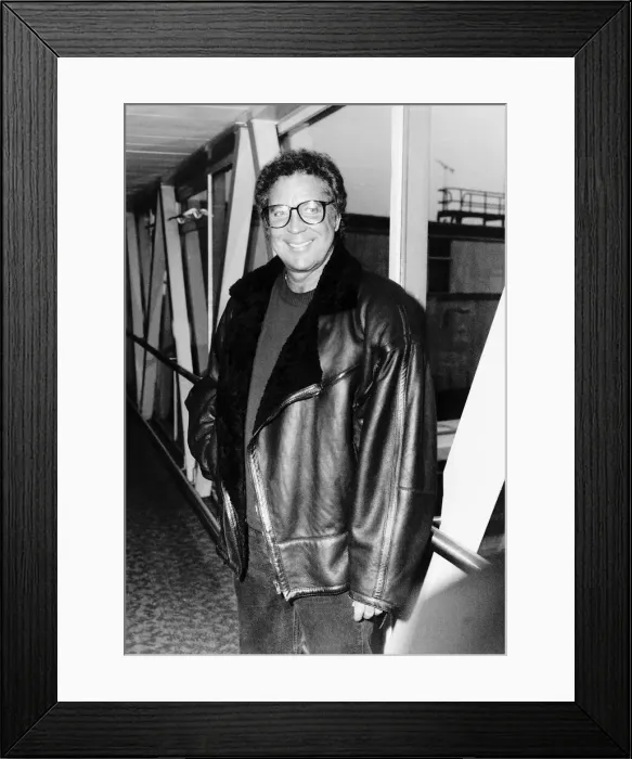 Framed Print : Tom Jones Singer arrives at Heathrow Airport from Los Angeles