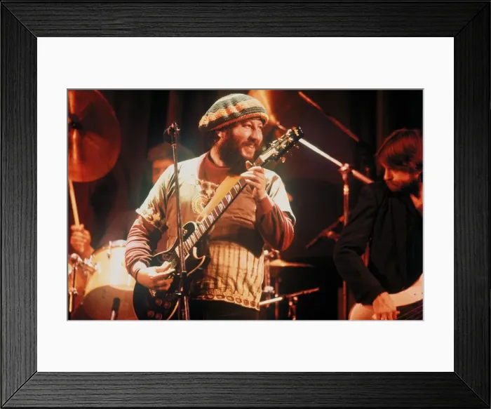 Framed Print : Ex Fleetwood Mac lead guitarist Peter Green, in concert 1983 Framed Print : Ex Fleetwood Mac lead guitarist Peter Green, in concert 1983