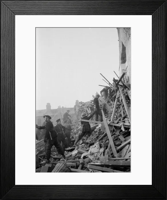 Framed Print : V2 Rocket incident at Farrant Avenue, Lordship Lane, Wood Green Framed Print : V2 Rocket incident at Farrant Avenue, Lordship Lane, Wood Green