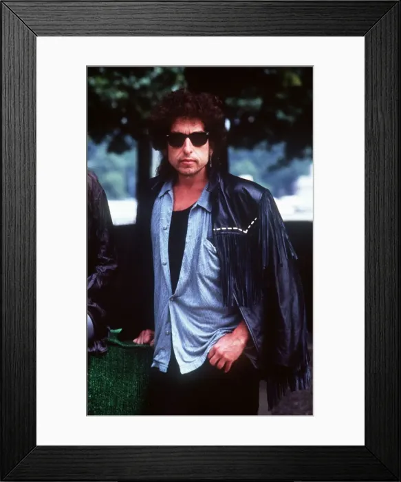 Framed Print : Bob Dylan singer and musician stars in the film Hearts of Fire Framed Print : Bob Dylan singer and musician stars in the film Hearts of Fire