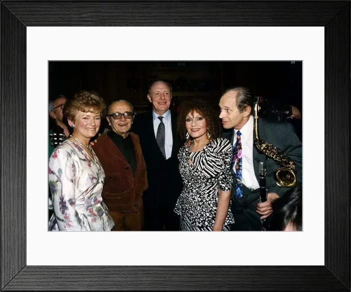 Framed Print : Neil Kinnock MP and his wife Glenys Kinnock MEP celebrate their 25th wedding anniversary Framed Print : Neil Kinnock MP and his wife Glenys Kinnock MEP celebrate their 25th wedding anniversary