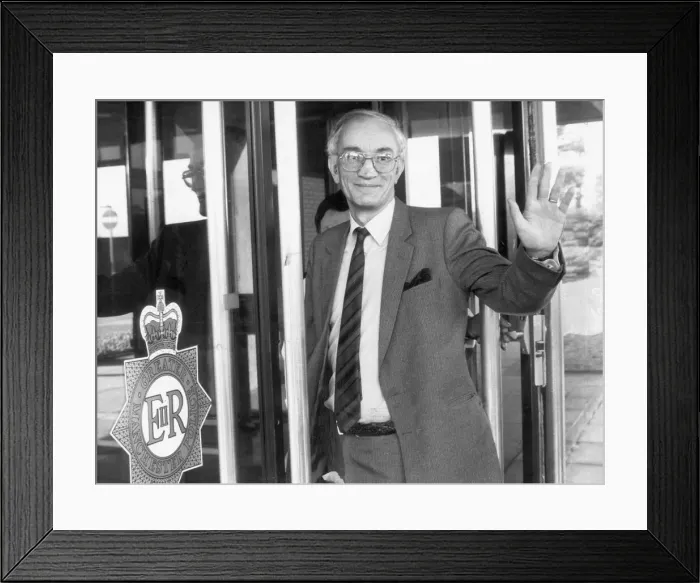 Framed Print : Manchester deputy police chief John Stalker, head of the Stalker inquiry