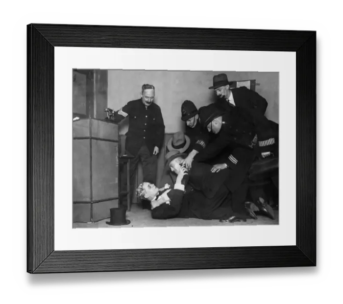 Framed Print : Scene from the play The Ringer. 3rd December 1929