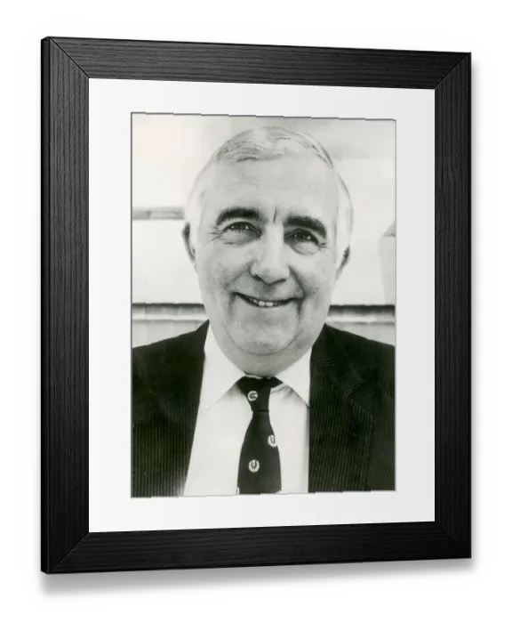 Framed Print : Business tycoon Kevin Taylor, linked with Manchester deputy Police chief John Stalker who Framed Print : Business tycoon Kevin Taylor, linked with Manchester deputy Police chief John Stalker who