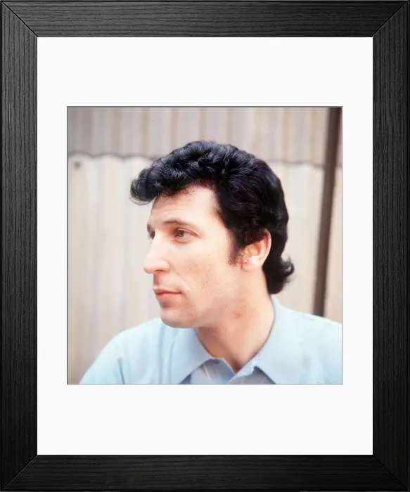 Framed Print : Tom Jones, Singer. 12th September 1964