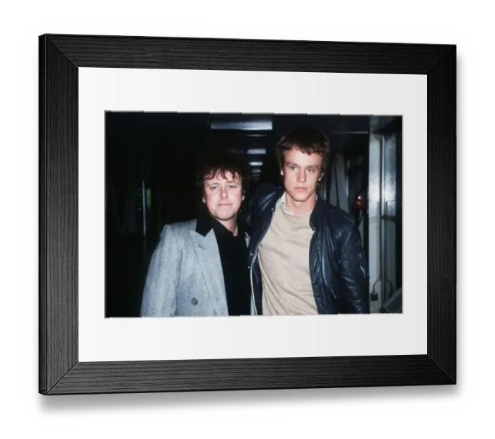 Framed Print : Donovan singer and his son Julian Jones at London Airport