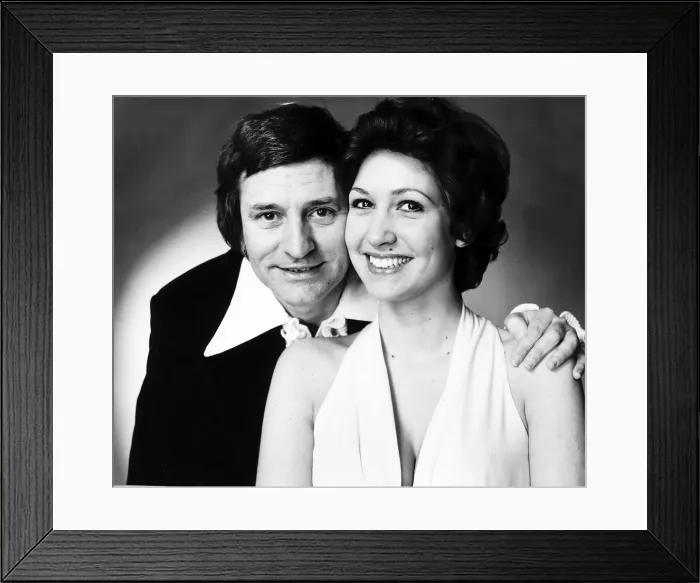 Framed Print : Lonnie Donegan Singer with his Daughter Corrina Framed Print : Lonnie Donegan Singer with his Daughter Corrina
