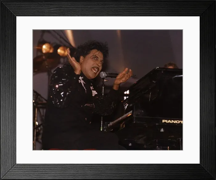 Framed Print : Little Richard rock and roll legend at Sports Palace Antwerp Belgium Framed Print : Little Richard rock and roll legend at Sports Palace Antwerp Belgium