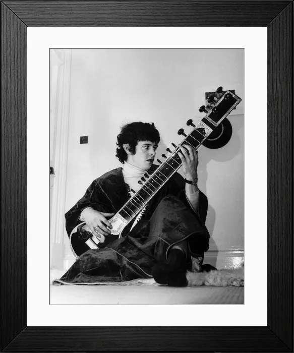 Framed Print : Folk singer Donovan, February 1966