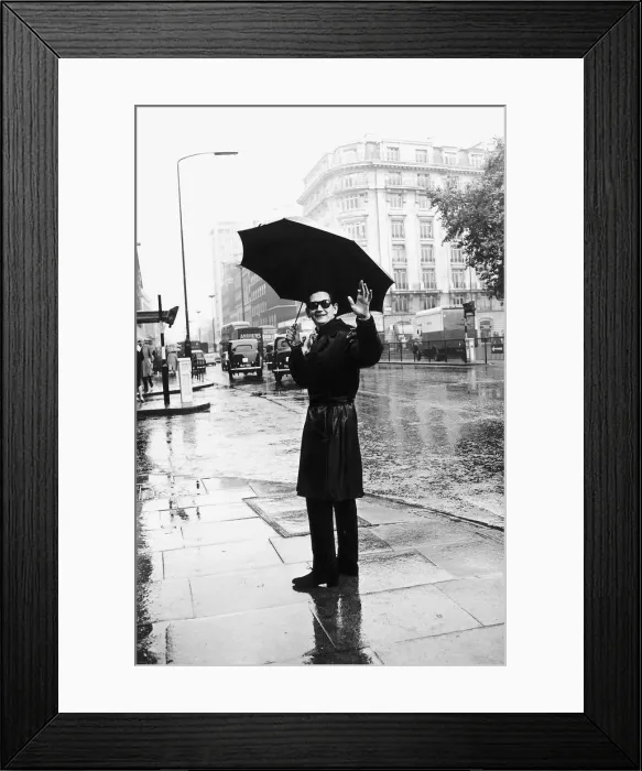 Framed Print : Singer and songwriter Roy Orbison in London. October 1964 Framed Print : Singer and songwriter Roy Orbison in London. October 1964